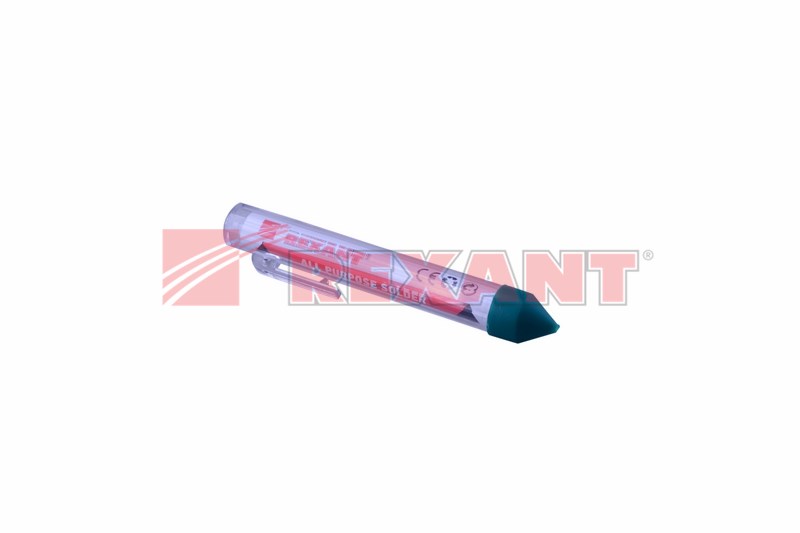 Припой с канифолью, 20г, Ø1мм, (олово 60%, свинец 40%), колба-карандаш REXANT